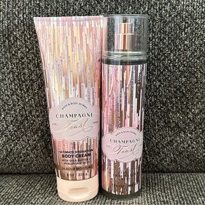 NEW! Bath & Body Works Champagne Toast bundle set